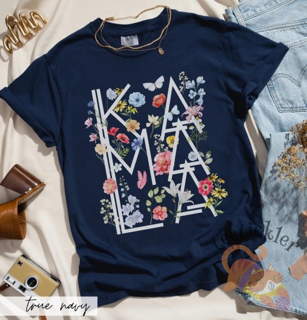 Botanical Kamala Shirt Patriotic Cottagecore Kamala Harris T Shirt Voting 2024 Presidential Election Tee Artsy Floral Politics Tee teetickler 3