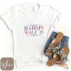 Harris Walz Shirt V Neck Sweatshirt Harris Walz 2024 T Shirt Kamala Harris For President Harris Walz T Shirt Harris Walz Tee teetickler 4