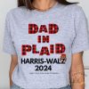 Dad In Plaid Harris Walz 2024 Shirt V2 Democrat Shirt Mind Your Own Damn Business Shirt Election 2024 Shirt Tim Walz Shirt teetickler 3