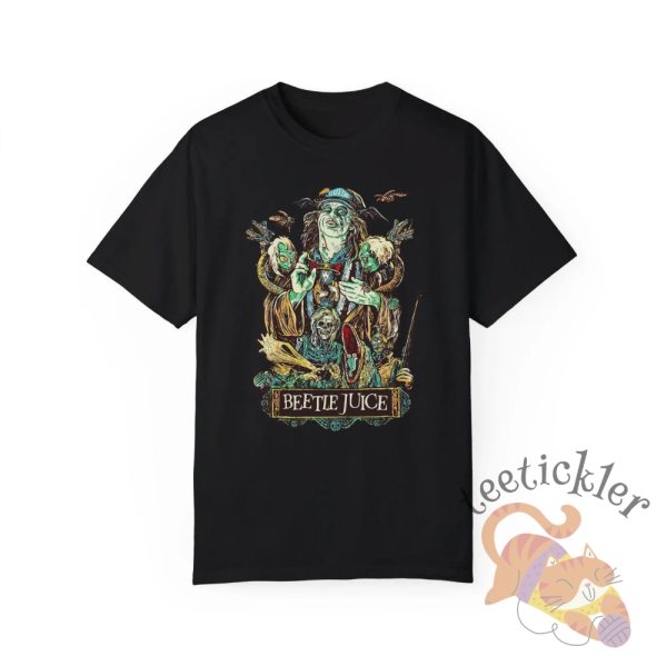 Vintage Beetlejuice Shirt Movie Poster Shirt Horror Spooky Tee Halloween Movie Shirt Beetlejuice Gift teetickler 1