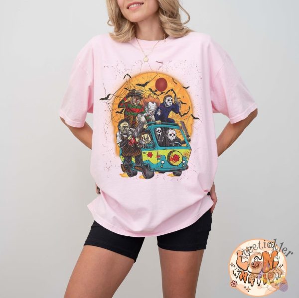 Vintage Horror Movie Characters Shirt Retro Friends Horror Movie Shirt Horror Characters Shirt Halloween Friends Shirt teetickler 3
