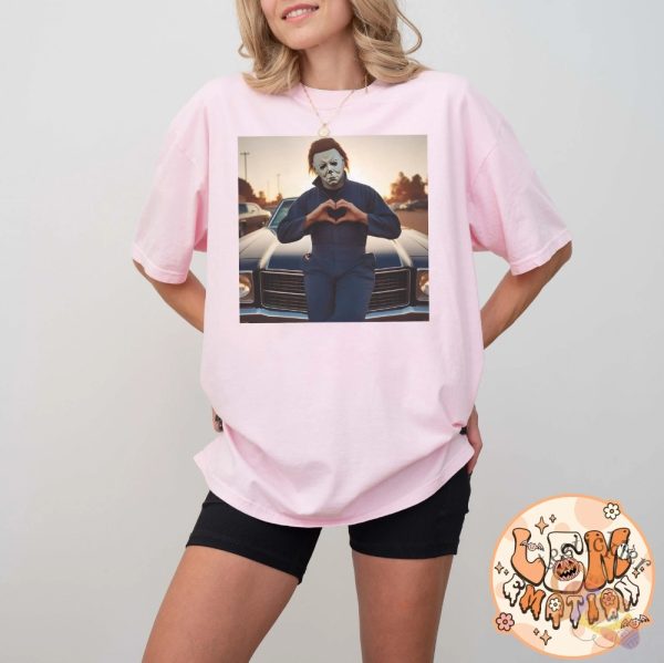 Vintage Michael Myers Heart Hands Shirt Halloween Michael Myers Shirt Horror Movie Shirt Myers Thriller Friday The 13Th Shirt teetickler 1