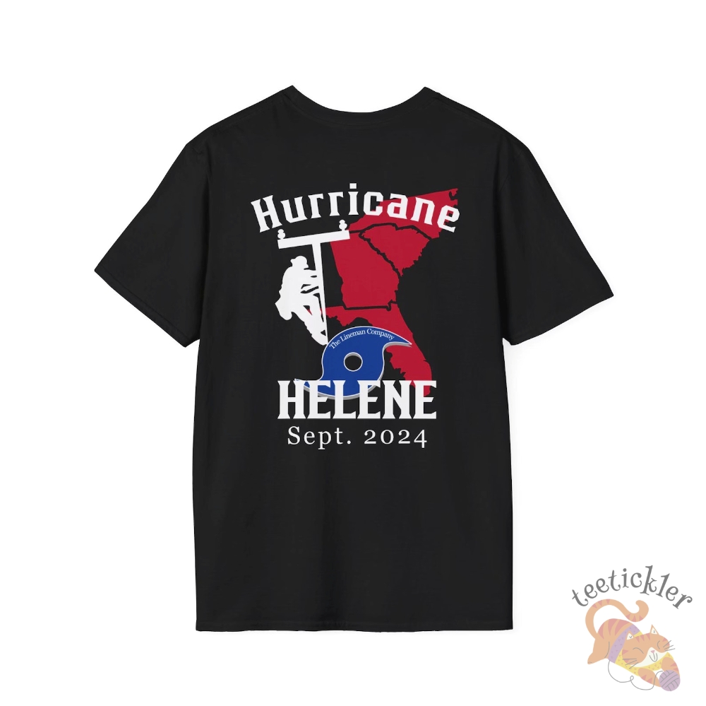 Hurricane Helene American Lineman Journeyman Shirt