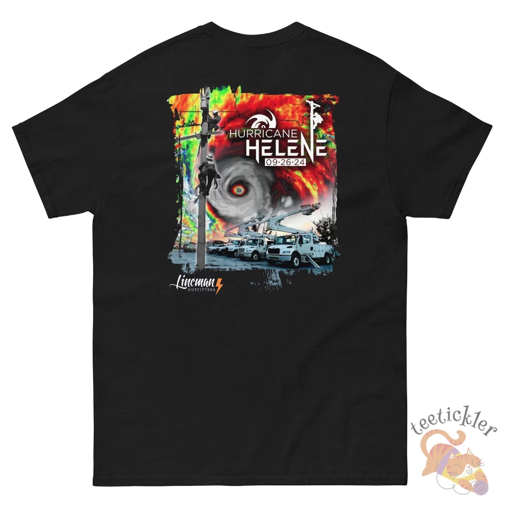 Hurricane Helene 2024 Power Lineman Shirt