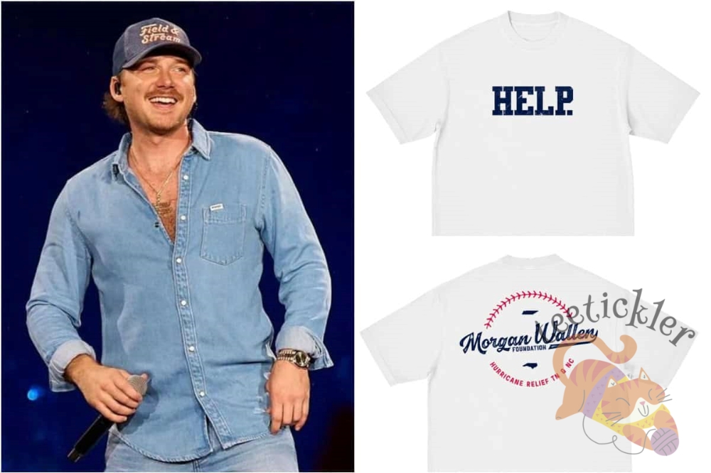 Morgan Wallen Hurricane Helene Relief Help Shirt