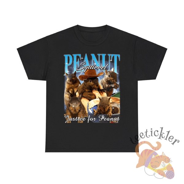 Justice For Peanut Vintage Shirt Retroinspired Support Tee For Peanut teetickler 2