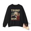 Trump Won 2024 Greatest Return In History Shirt Celebrate The Historic Victory teetickler 1