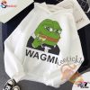 Vitalik Wearing Wagmi Cheers Pepe The Frog Shirt Fun Crypto And Memeinspired Tee teetickler 3