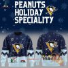 Pittsburgh Penguins Snoopy Peanuts Holiday Sweatshirt Festive Penguins Holiday Wear teetickler 2