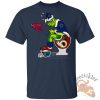 Santa Grinch Dallas Cowboys Christmas Shirt Funny Holiday Tee For Cowboys Fans teetickler 3