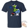 Santa Grinch Houston Texans Christmas Shirt Funny And Festive Texans Holiday Tee teetickler 3