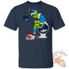 Santa Grinch Los Angeles Chargers Christmas Shirt Bold And Festive Chargers Fan Gear teetickler 3