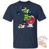 Santa Grinch Los Angeles Rams Christmas Shirt Festive Holiday Tee For Rams Supporters teetickler 3