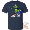 Santa Grinch New England Patriots Christmas Shirt Festive And Fun Patriots Fan Shirt teetickler 3