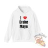 I Love Drake Maye Shirt Show Your Love For Footballs Rising Star With This Trendy Tee teetickler 2