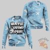 Hustle Grind Pray Graphic Street Ugly Sweater Motivational Holiday Wear With Street Vibes teetickler 2