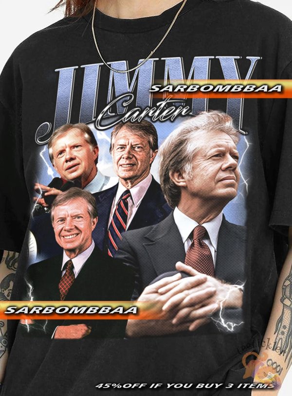 Vintage Jimmy Carter Shirt Nostalgic Graphic Tee For History Buffs teetickler 2