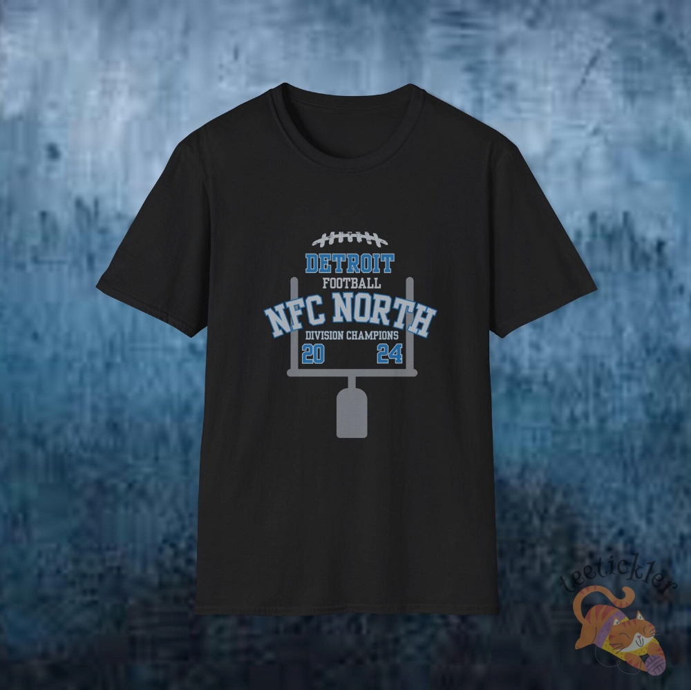 Detroit Lions 2024 Nfc North Champions Shirt  Essential Gear For Lions Fans