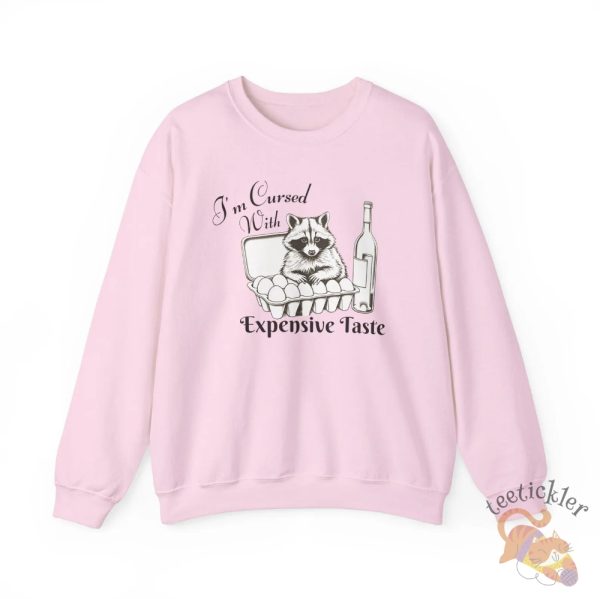 Egg Prices Raccoon Cursed With Expensive Taste Sweatshirt teetickler 3