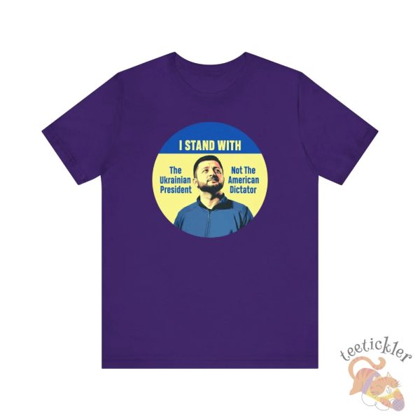I Stand With The Ukrainian President Shirts teetickler 3