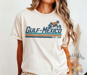 Retro Gulf Of Mexico Shirt Gulf Coast Shirt Texas Alabama Mississippi Florida Beach T Shirt teetickler 2