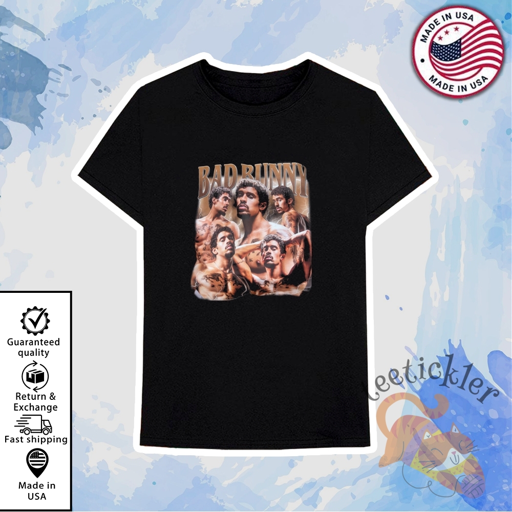 Bad Bunny Calvin Klein Shirt Celebrity Fashion Tee 6 Bad Bunny Calvin Klein Shirt Celebrity Fashion Tee