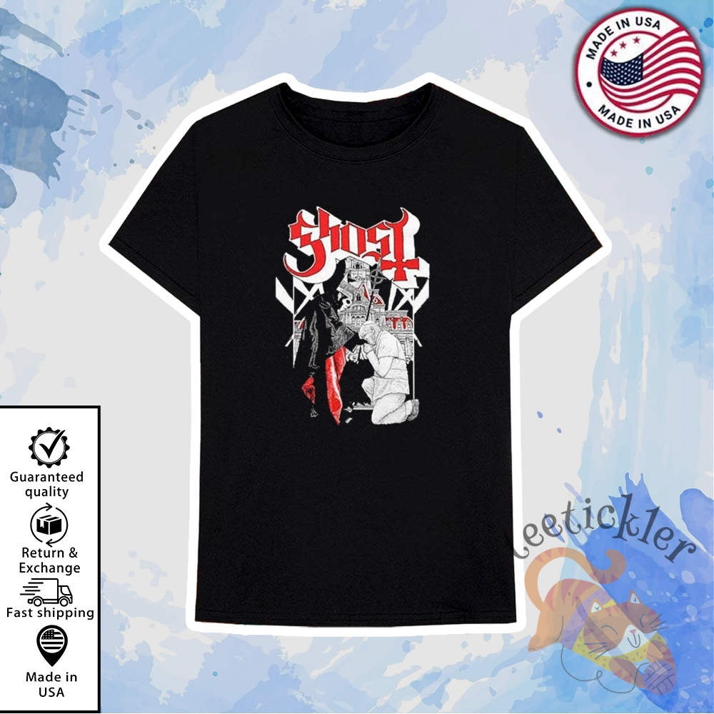 Ghost Bc Black To The Future Tour Pope Shirt 6 Ghost BC Black To the Future Tour Pope Shirt