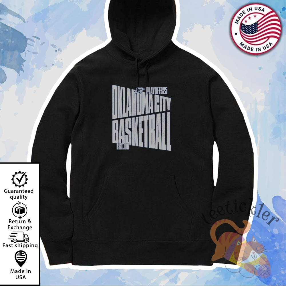 New Oklahoma City Thunder 2025 Playoffs Shirt 7 New Oklahoma City Thunder 2025 Playoffs Shirt
