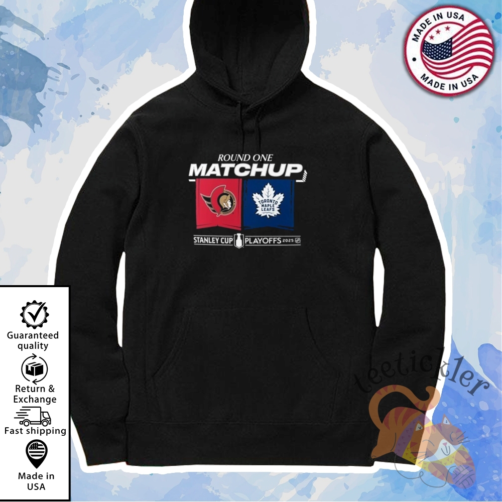 Ottawa Senators 2025 Playoffs Round 1 Match Up T Shirt 7 Ottawa Senators 2025 Playoffs Round 1 Match Up T Shirt