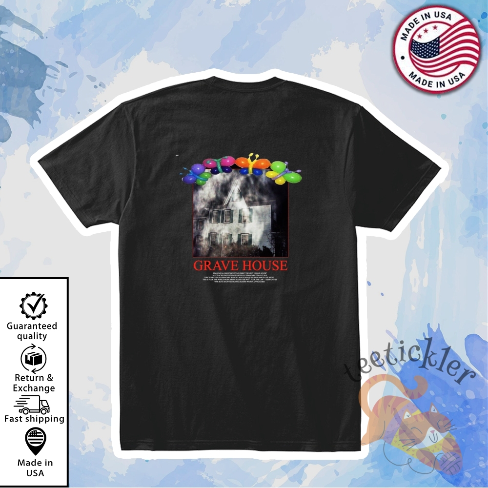 Haunted Mound Grave House Alt Artwork T Shirt