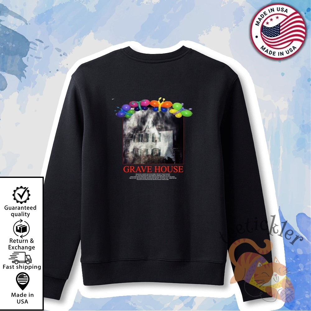 Haunted Mound Grave House Alt Artwork T Shirt 5 Haunted Mound Grave House Alt Artwork T Shirt