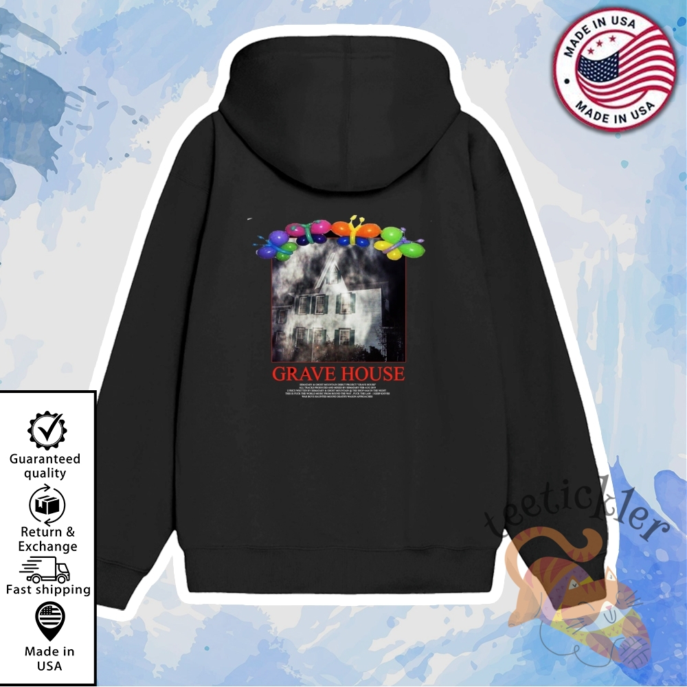 Haunted Mound Grave House Alt Artwork T Shirt 7 Haunted Mound Grave House Alt Artwork T Shirt