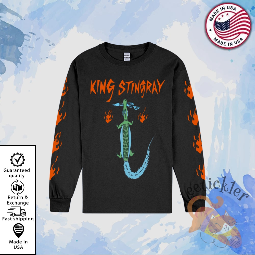 King Stingray Croc Black Shirt