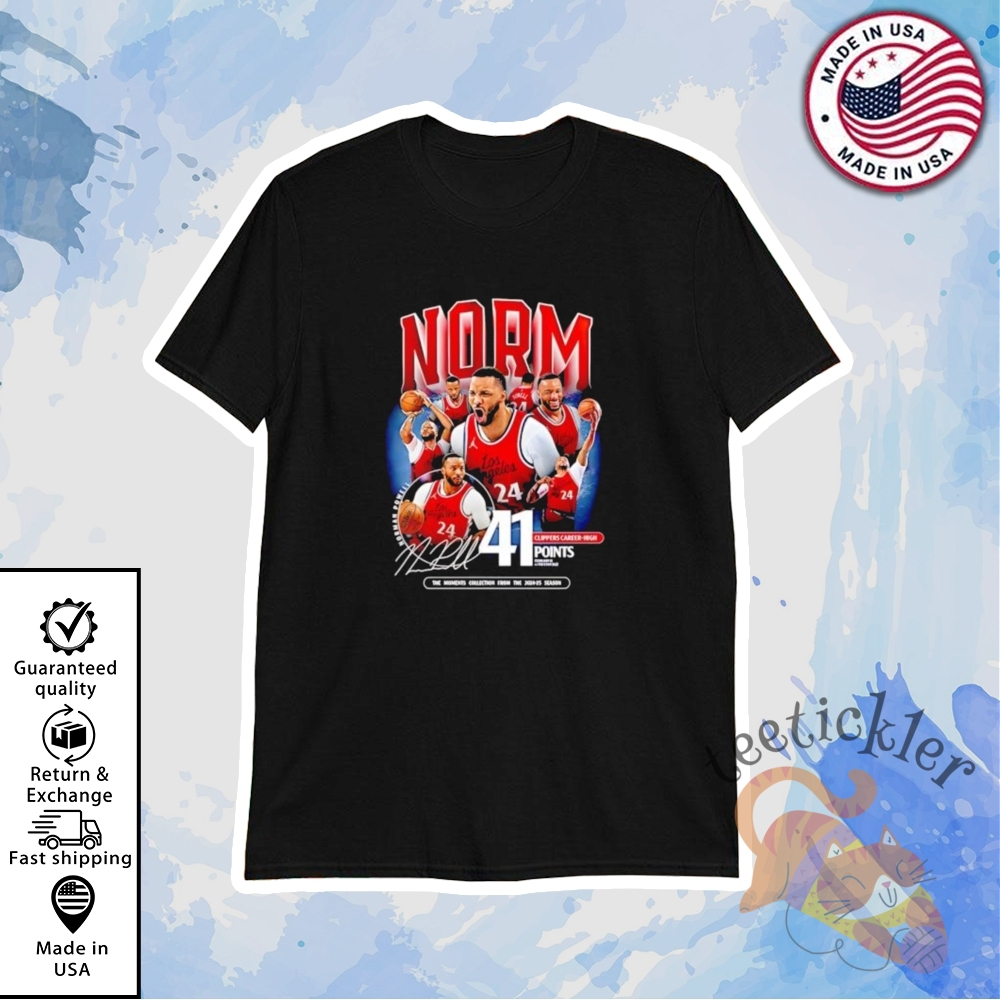 The La Clippers Norman Powell Shirts