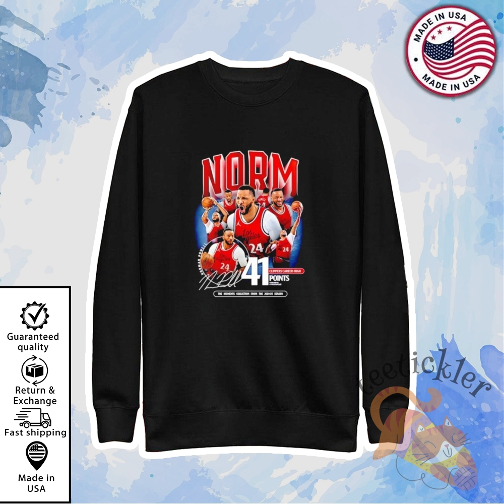 The La Clippers Norman Powell Shirts 5 The LA Clippers Norman Powell Shirts