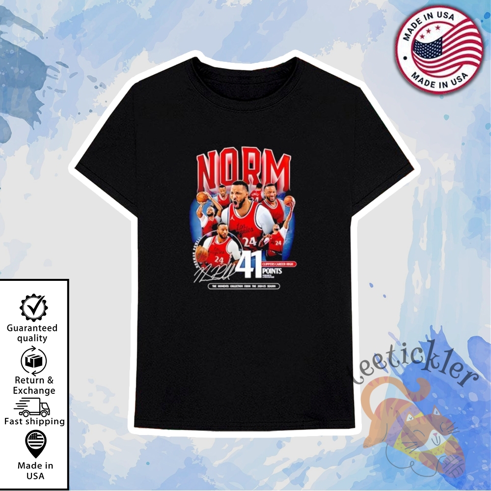 The La Clippers Norman Powell Shirts 6 The LA Clippers Norman Powell Shirts