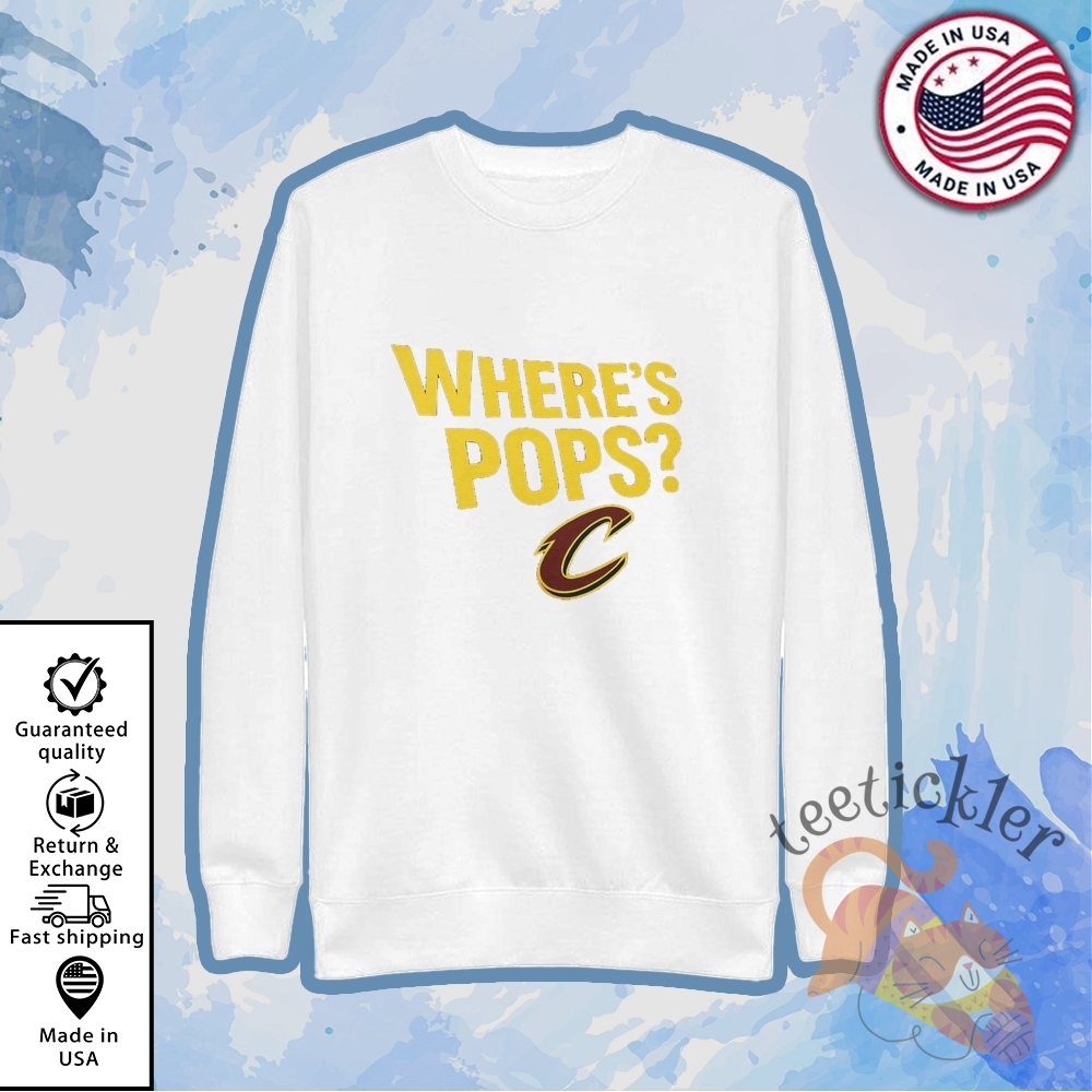 Cleveland Cavaliers Wheres Pops Shirt 5 Cleveland Cavaliers Wheres Pops Shirt