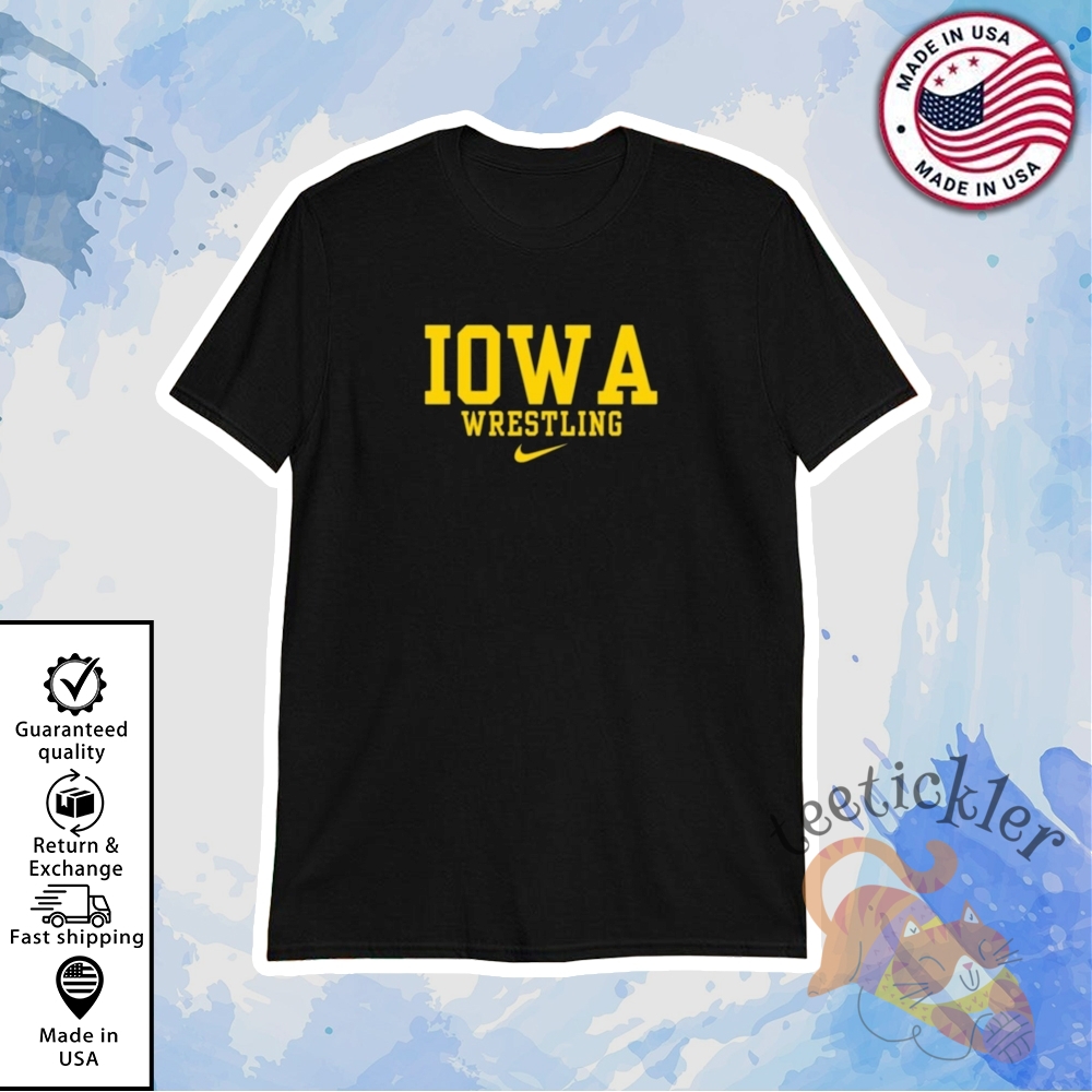 Reinier De Ridder Wears Iowa Wrestling Shirt