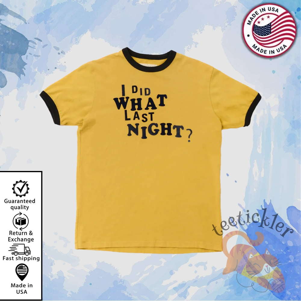 Mingyu I Did What Last Night Shirt