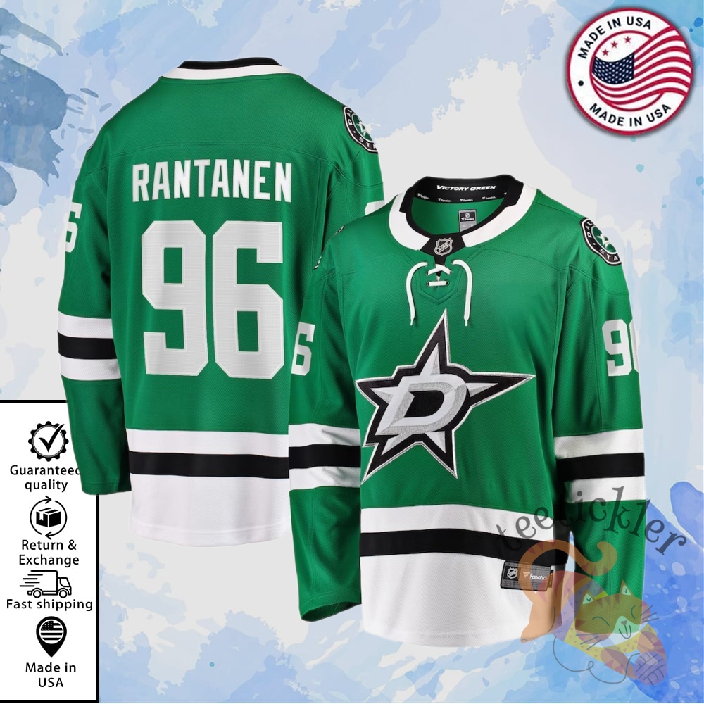 Dallas Stars Mikko Rantanen Kelly Green Jersey