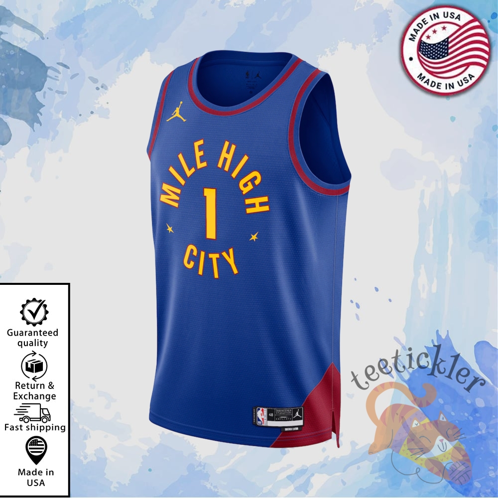 Denver Nuggets Jordan Edition Jersey 3 Denver Nuggets Jordan Edition Jersey