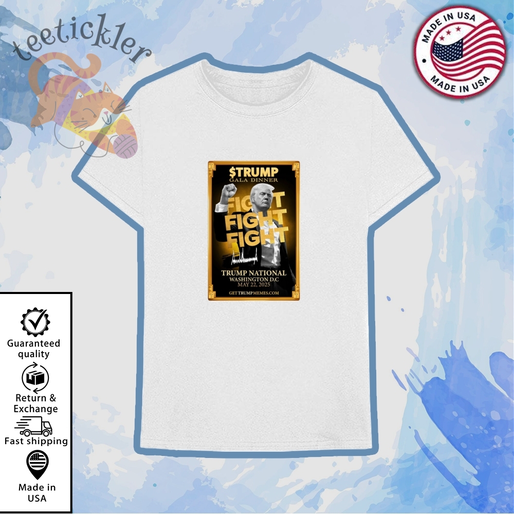 Crypto Trump Gala Dinner May 22 Shirt