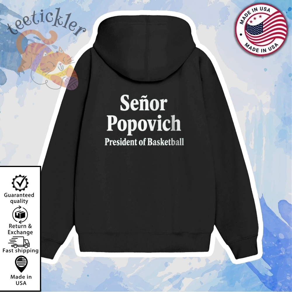 Gregg Popovich El Jefe Senor Popovich Shirt Back Shirt 7 Gregg Popovich El Jefe Senor Popovich Shirt Back Shirt