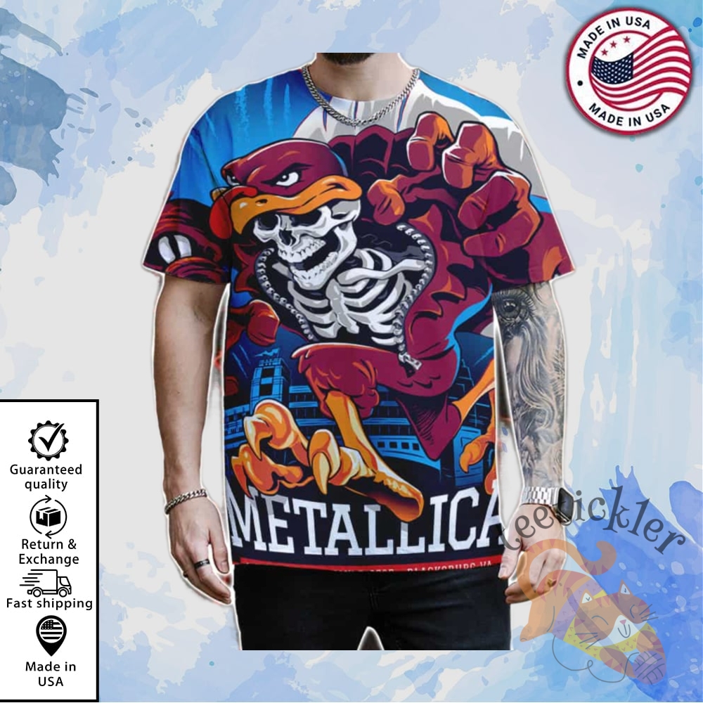 Metallica M72 Virginia Tech North American Tour 2025 Shirt