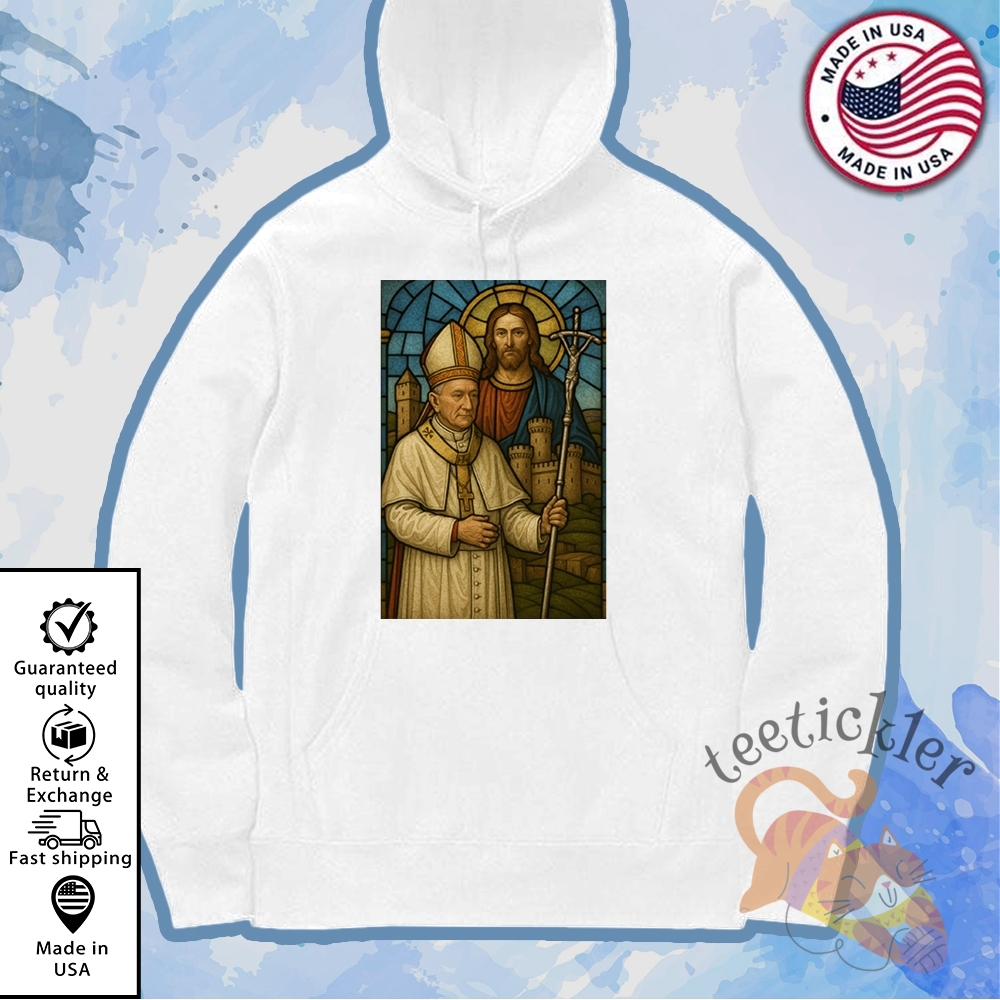 Pope Francis Pietro Parolin Stained Glass Style Shirt 7 Pope Francis Pietro Parolin Stained Glass Style Shirt