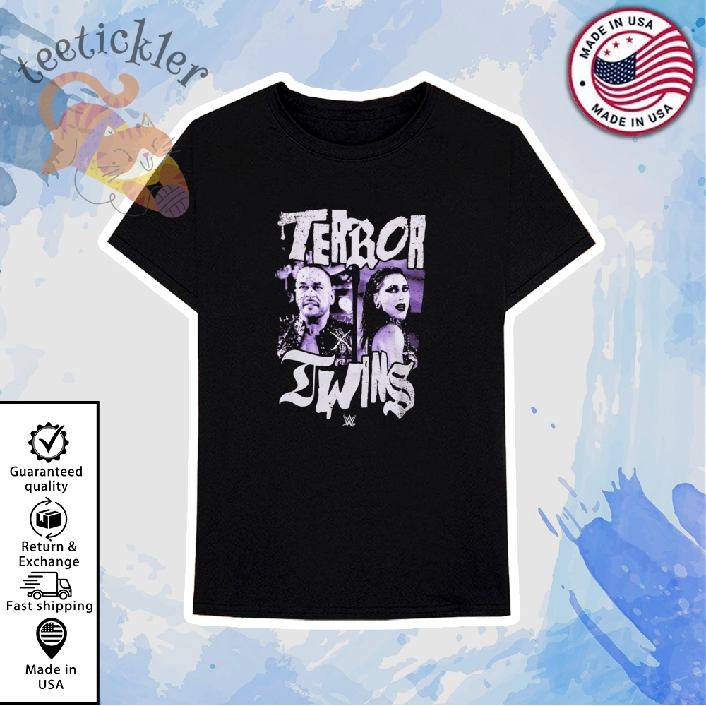 Wwe Terror Twins Purple Portrait Shirts 6 WWE Terror Twins Purple Portrait Shirts