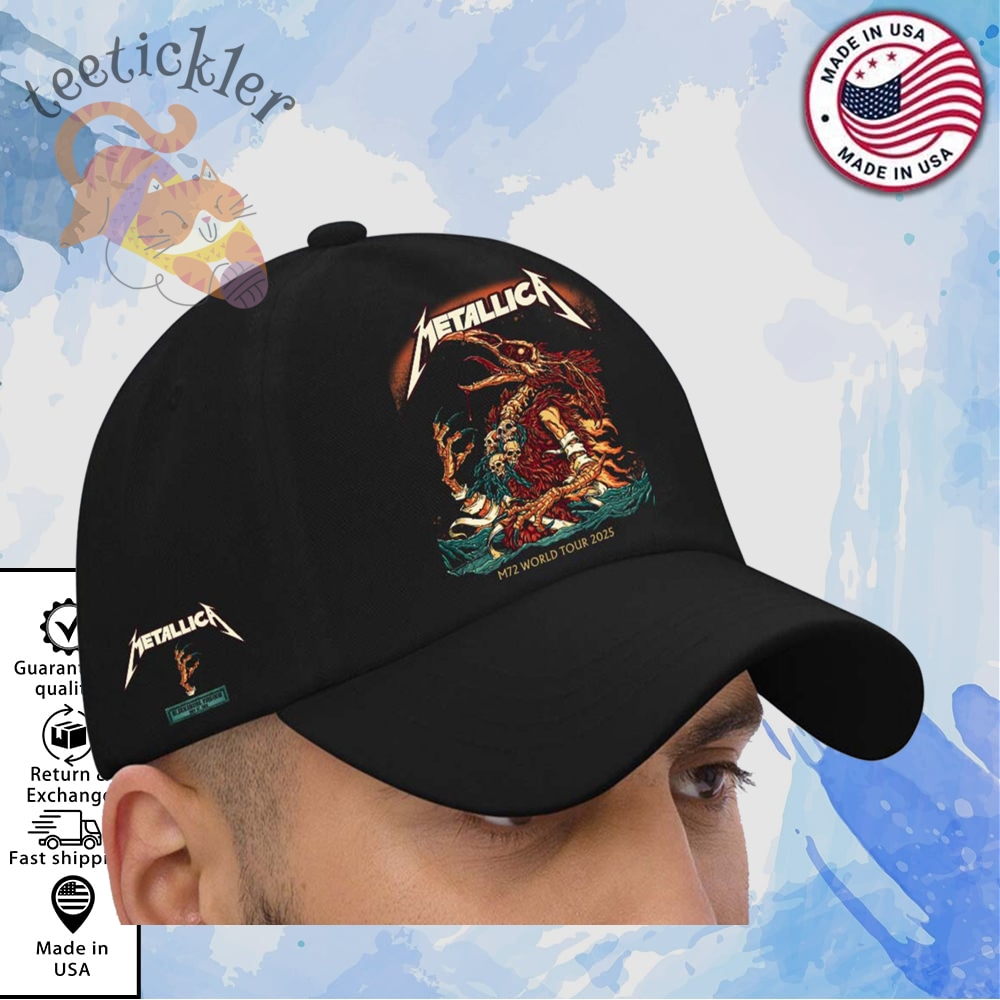 M72 Virginia Tech Metallica 2025 Hat teetickler 1