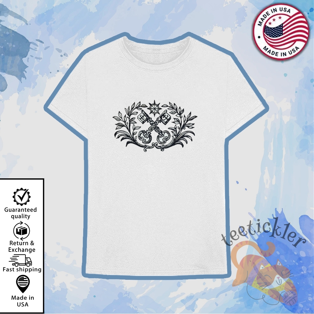 Robert Prevost Pope Leo Xiv St Peters Keys Sketch Shirt