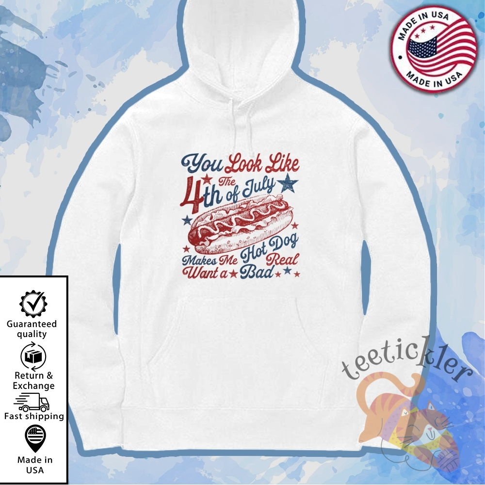 You Look Like The 4Th Of July America Hot Dog Shirt 7 You Look Like The 4th Of July America Hot Dog Shirt