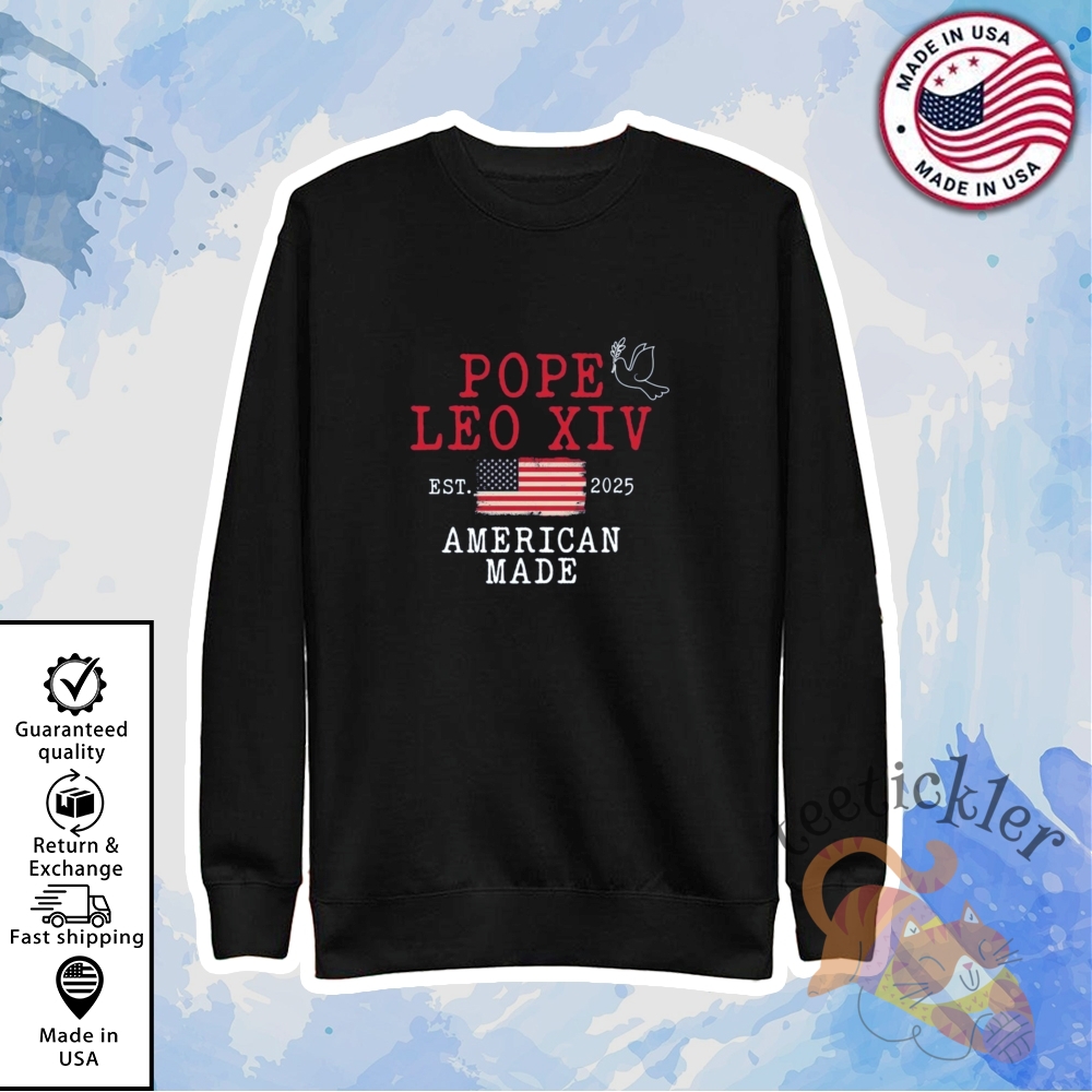 Pope Leo Xiv First American Pope Robert Prevost Christian Pride Shirt 5 Pope Leo XIV First American Pope Robert Prevost Christian Pride Shirt